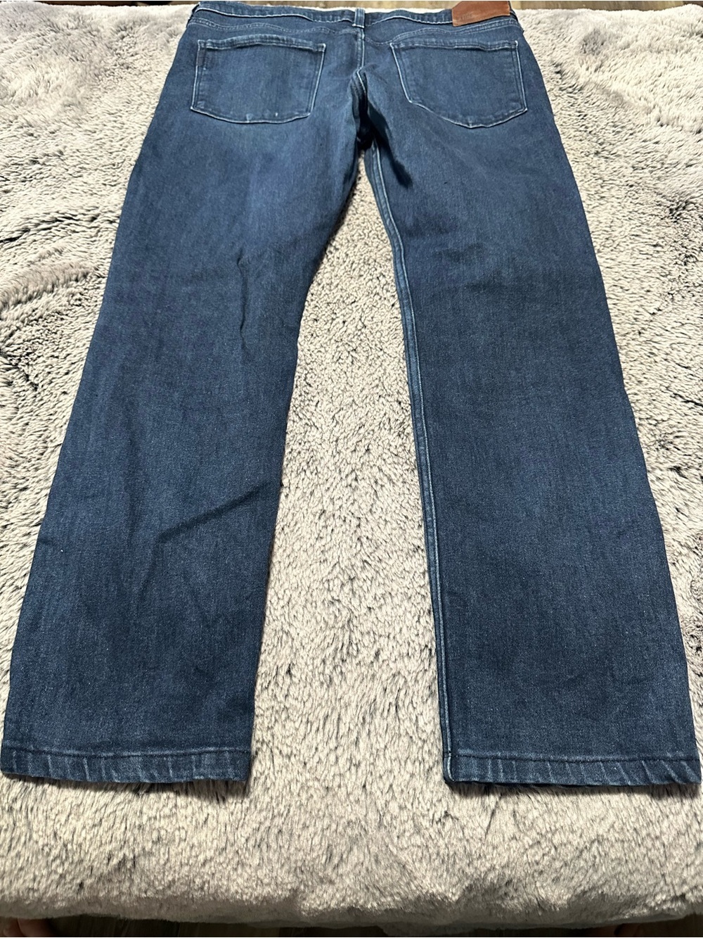 PAIGE Lennox Slim Straight Dark Wash Stretch Jeans Men’s 33x27 - Picture 9 of 11